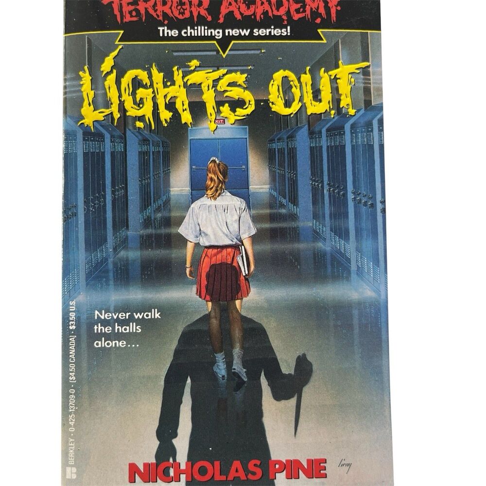 Terror Academy Lights Out by Nicholas Pine Berkley Books 1993 Horror Book